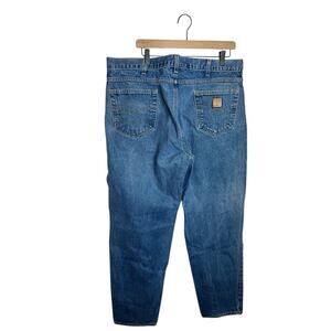 Carhartt‎ Denim Jeans B17 DST Men's 40x34 Relaxed Fit Workwear Baggy